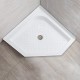 1000x1000mm Diamond Shower Tray Center/Corner Waste